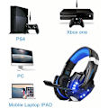 Pikkukuva 2 / 5: Ps4 Pelikuulokkeet 3,5 mm Surround-ääni Led-valolla ja Mikrofonilla