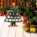Miniatyrbild 4 av 4: Christmas Monolithic Wooden Christmas Tree Desktop Diy Christmas Tree Decoration Scene Window Display B