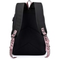 Miniatyrbild 2 av 4: Middle School Student Backpack, B-t-s College Casual Bag Side Configuration Usb Interface And Headphone Jack. (black 2)