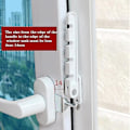 Miniatyrbild 4 av 4: Adjustable Window Stopper, Latch, Locking Strap, Abs Window Stay With Screws, Position Stopper, Child Safety Protector
