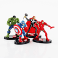 Pikkukuva 1 / 2: 10,5 cm Supersankari Lelu Avengers Nukkekokoelma Thor Kapteeni Amerikka Toimintahahmo style2