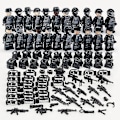 Miniatyrbild 1 av 2: Black Special Police Building Block 22pcs Small Particle Assembly Building Block Mini Toy