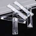 Miniatyrbild 2 av 4: Glass Rectangle Hanging Crystal Chandelier Prism Drop Pendant In For Lighting 150mm 1 hole