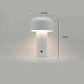 Miniatyrbild 2 av 4: Mushroom Table Lamp Portable Night Light Restaurant Bar Bedroom milk white