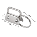 Miniatyrbild 4 av 4: Fong Fong 40-pack Key Fob Hardware With Key Ring, Keychain Wristlet Wrist Cotton Tail Clip Webbing 26mm
