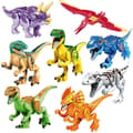 8pcs Dinosaur World Building Blocks Dinosaur Blocks Children's Gift