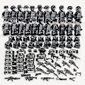 Miniatyrbild 1 av 2: Black Swat 22 Small Particle Assembled Diy Building Blocks