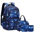 Middle School Students Boys Grades Primary Three-piece Schoolbags