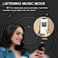 Miniatyrbild 4 av 5: 2021 Bluetooth Amplifier Abs+silicone Hearing Aids Black Hearing Devic