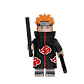 Miniatyrbild 2 av 3: Marske Puzzle Assembling Toys Children's Naruto Series Xiaonan Uchiha Itachi Building Blocks Fighting Minifigure