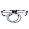 Pikkukuva 3 / 4: Lukulasit Korkealaatuiset TR Magneettinen Absorptio Riippuva Kaula Hauskat Lukulasit Grey 3.50 Magnification