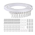 Miniatyrbild 1 av 4: 5 Meters Bendable Ceiling Curved Curtain Track Flexible Ceiling Curtain High Quality