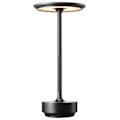 Miniatyrbild 3 av 5: 4-levels Brightness Cordless Table Lamp Dimmable Waterproof Metal Usb Rechargeable Table Lamp black