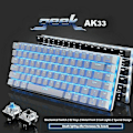 Miniatyrbild 2 av 3: Qwert Ak33 Mechanical Keyboard 82-key Anti-ghosting Gaming Keyboard Blue/black