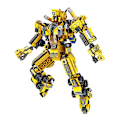 Miniatyrbillede 2 af 2: 12 I 1 Deformeret Robot Model Byggeplads Lastbil Bulldozer Gravemaskine Drenge Byggeklodser