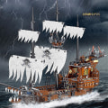 Miniatyrbild 1 av 5: Kids Toys Ship Pirate Model Moc Bricks The Eternity Pirates Boats Building Blocks Ideas Series Boat Bricks Boys Birthday Giftsno Original Box4