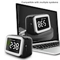 Miniatyrbild 2 av 2: Bt511 Wireless Bluetooth-compatible 5.0 Speaker Music Player Alarm Clock Makeup Mirror Pink