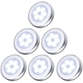 Miniatyrbild 1 av 5: (6 Pack) Motion Sensor Light, Closet Light, Led Sensor Lights, Battery Powered