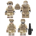 Miniatyrbild 3 av 4: Navy Seals 12 Military Series Building Blocks With Weapons Boy Building Blocks