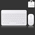 Miniatyrbild 1 av 4: Ipad Keyboard And Mouse Combo, Wireless Bluetooth Keyboard White C