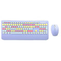 Miniatyrbild 1 av 4: Notebook Keyboard Kit Round Keycap Plug Play Lightweight Portable Gamer Mouse Blue