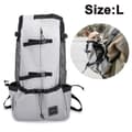 Dog Carrier Backpack For Small And Medium Pets Backpack Carrier Gray L