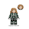 Miniatyrbillede 2 af 5: 8 stk. Superhelte Samlede Byggeklodser Minifigur Ant-man Wasp Kvindelig Forfader Baron Lizemo Spøgelsesdukke Byggeklods Legetøj