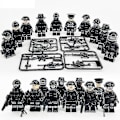 Miniatyrbild 1 av 3: Set Of 22 Minifigures And Jeep   Series Villain Mini Figures Building Block Toys