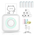 Miniatyrbild 1 av 5: Mini Pocket Sticker Printer, Bluetooth Wireless Portable Mobile Printer Machine Thermal Printer For Notes, Memo, Photo, Pocket Label Receipt Printer C option 6