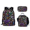 The New Minecraft Theme Schoolbag For Elementary School Students 3-piece Set