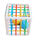 Miniatyrbild 3 av 3: Baby Building Block Sorting Box Activity Cube Sensory Tactile Motor Skill Game Educational Toy