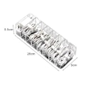 Miniatyrbild 1 av 4: Cable Storage Box Transparent Plastic Data Line Storage Container For Desk Stationery Multifunctional Headset Data Charging Line B