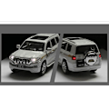 Pikkukuva 3 / 5: 1/32 Toyota Prado SUV Diecast- ja leluajoneuvot Automalli Sou:lla white