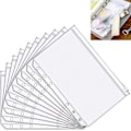Miniatyrbild 1 av 4: A5 Size Binder Pockets, Plastic Binder 6 Holes Zip Folder