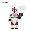 Miniatyrbild 2 av 5: 20pcs Star Wars Wooden Block Clone Trooper Figures 20pcs/set  +base Plate XP-1658