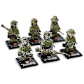 Miniatyrbild 2 av 4: Falcon Commando Minifigure Assembling Doll Toy Military Building Blocks 6pcs
