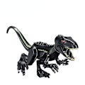 Miniatyrbild 3 av 3: Jurassic World Large Building Block Dinosaur Tyrannosaurus Rex Assembled Toy Puzzle Building Blocks Black Raptor