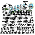 Miniatyrbild 1 av 2: Camouflage Navy Minifigure Diy Children's Building Block Toy 6pcs