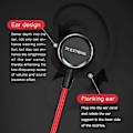 Miniatyrbild 4 av 5: Plextone G15 3.5mm Wired In-ear Earphone Volume Control Game Headphone With Mic A