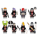Miniatyrbild 1 av 4: Puzzle Assembling Toys Children's Naruto Series Xiaonan Uchiha Itachi Building Blocks Fightin