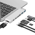 Miniatyrbild 2 av 5: Dual Type-c To Hdmi Docking Station Usb Type-c Hub Dock For Macbook Pro Air Adapter 4k Hd Tv Hub Usb 3.0 Card Reader Laptop Dock