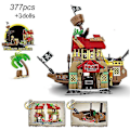 Miniatyrbillede 1 af 4: Eventyr Piratskib Byggeklodser Legetøj Børnekonstruktør Ekspert Ideer Gør-det-selv Klodser Kompatible Børn Børnegaver Ingen Original Æske2