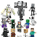 Miniatyrbild 3 av 4: 13pcs Figures My World Assemble Building Blocks