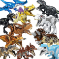 Miniatyrbild 1 av 2: Jurassic World Large Building Block Dinosaur Tyrannosaurus Rex Assembled Toy Puzzle Building Blocks Brown  hybrid Tyrannosaurus