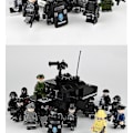 Miniatyrbild 5 av 5: 12pcs Special Police Minifigure Building Block Doll Small Particle Assembled Doll Toy