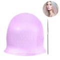 Miniatyrbild 1 av 4: Silicone Highlight Cap Set Color Hair Reusable Salon Staining Tool Purple