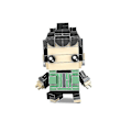 Miniatyrbild 1 av 4: One Piece Building Blocks Toy Luffy Zoro Figure Naruto Building Blocks Kakashi  Block Cube Toy Small Particles Children Puzzle 19