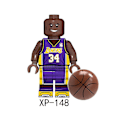 Miniatyrbild 3 av 4: Basketball Star Building Blocks Minifigures Assembled Building Blocks Toy 9pcs