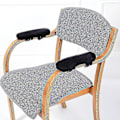 Miniatyrbild 4 av 5: 2pcs Durable Support Chair Armrest Pillow Elbow Pad Is Soft And Suitable For Office Red