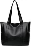 Damväskor Damhandväska Dam Crossbody Väskor PU Läder Dam Axelväska svart black